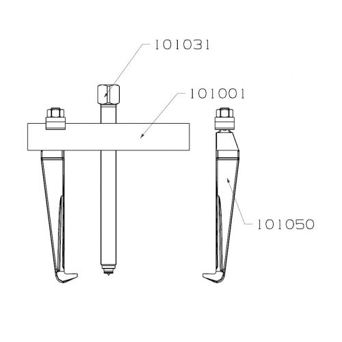 EXTRACTOR FORZA SERIE 1000 DE 2 PATAS